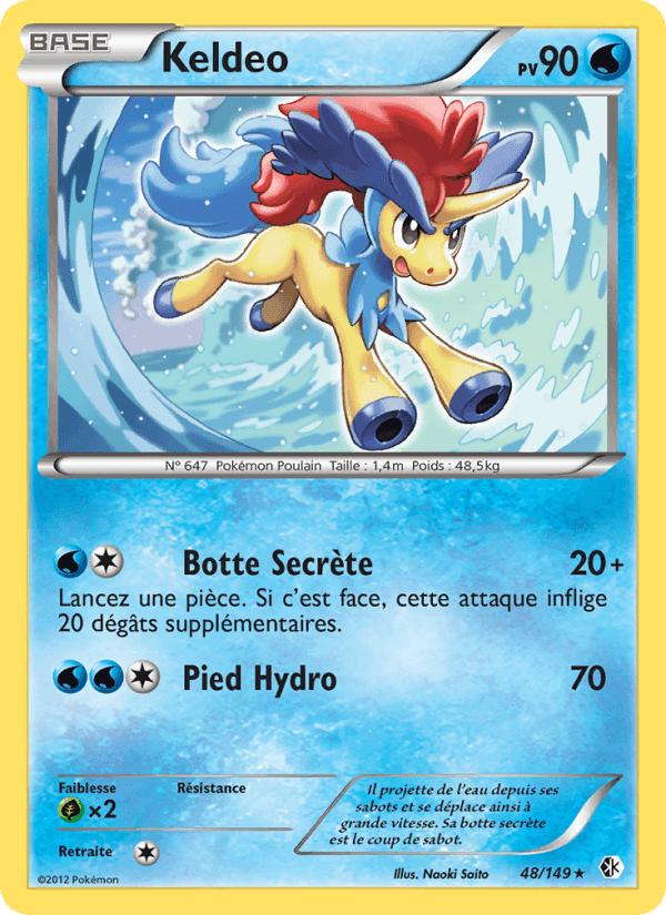 Keldeo, carte 48 de Frontières Franchies