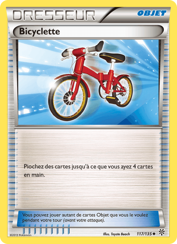 Bicyclette, carte 117 de Tempète Plasma