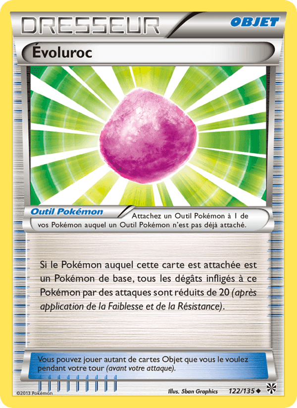 Évoluroc, carte 122 de Tempète Plasma