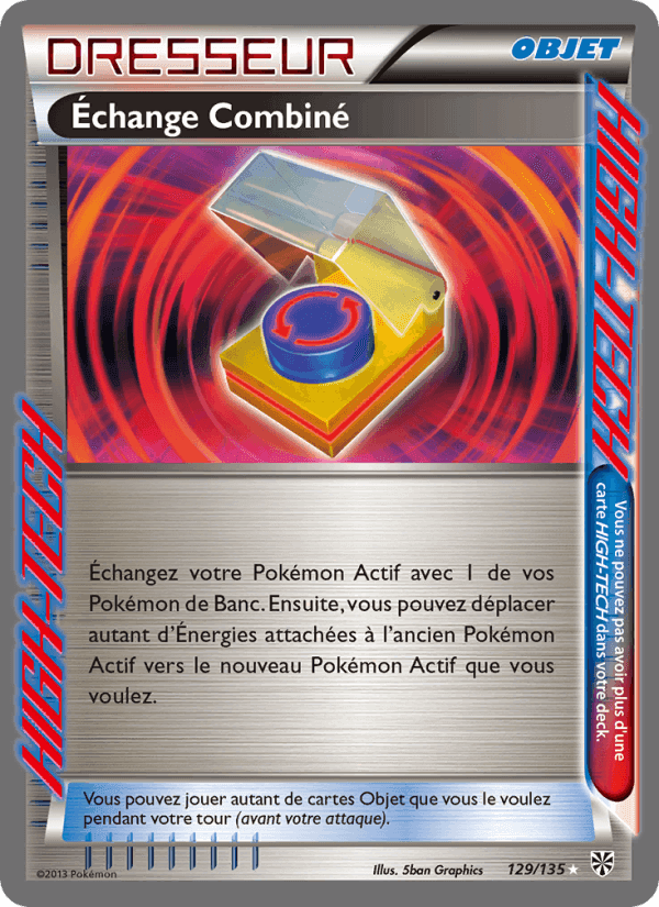 Échange Combiné, carte 129 de Tempète Plasma