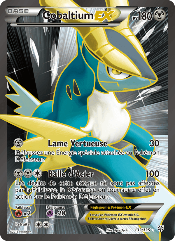 Cobaltium-EX, card 133 from Tempète Plasma