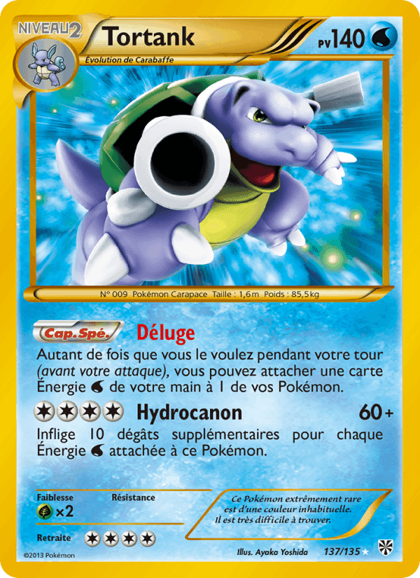 Tortank, carta 137 de Tempète Plasma