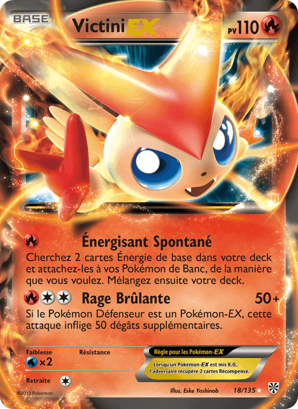 Victini-EX, carta 18 di Tempète Plasma