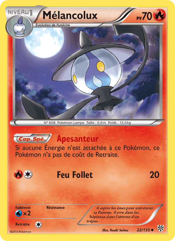 Mélancolux, carte 22 de Tempète Plasma