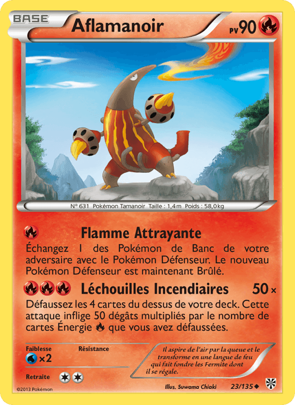 Aflamanoir, carta 23 de Tempète Plasma
