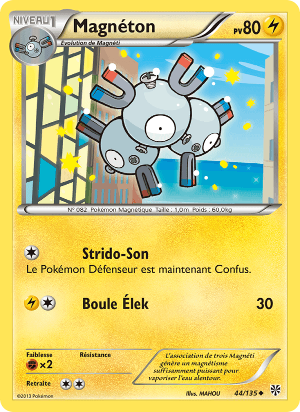 Magnéton, card 44 from Tempète Plasma