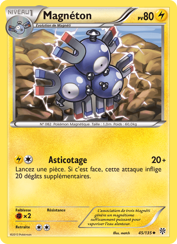 Magnéton, carte 45 de Tempète Plasma