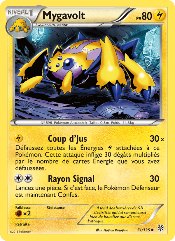 Mygavolt, carte 51 de Tempète Plasma