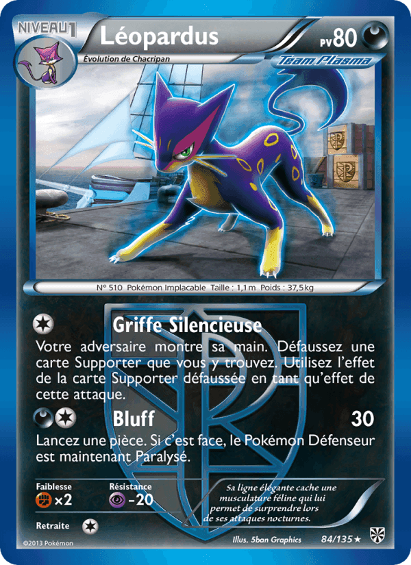 Léopardus, card 84 from Tempète Plasma