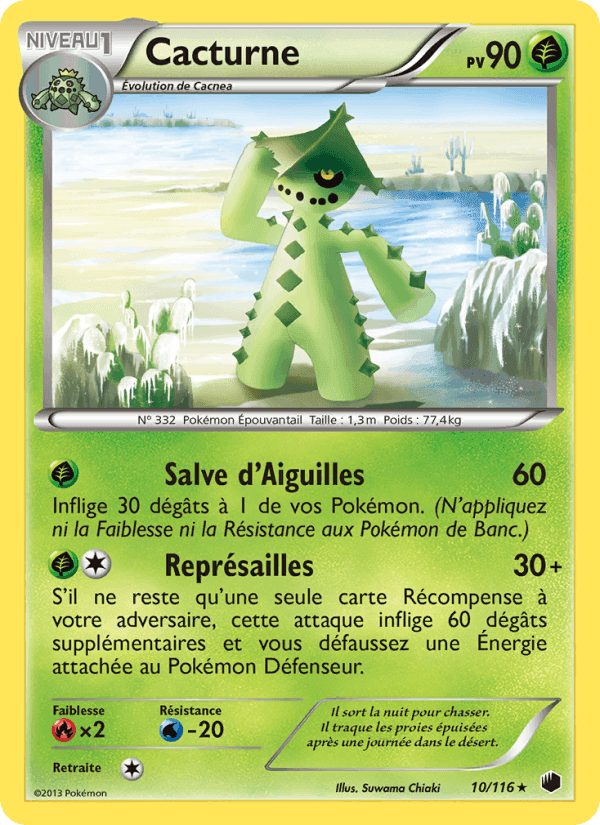 Cacturne, carte 10 de Glaciation Plasma
