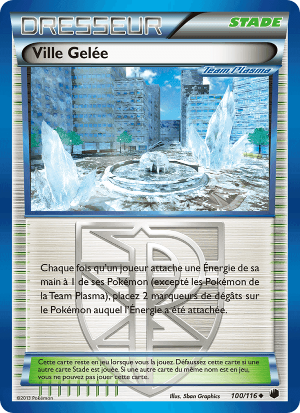 Ville Gelée, card 100 from Glaciation Plasma