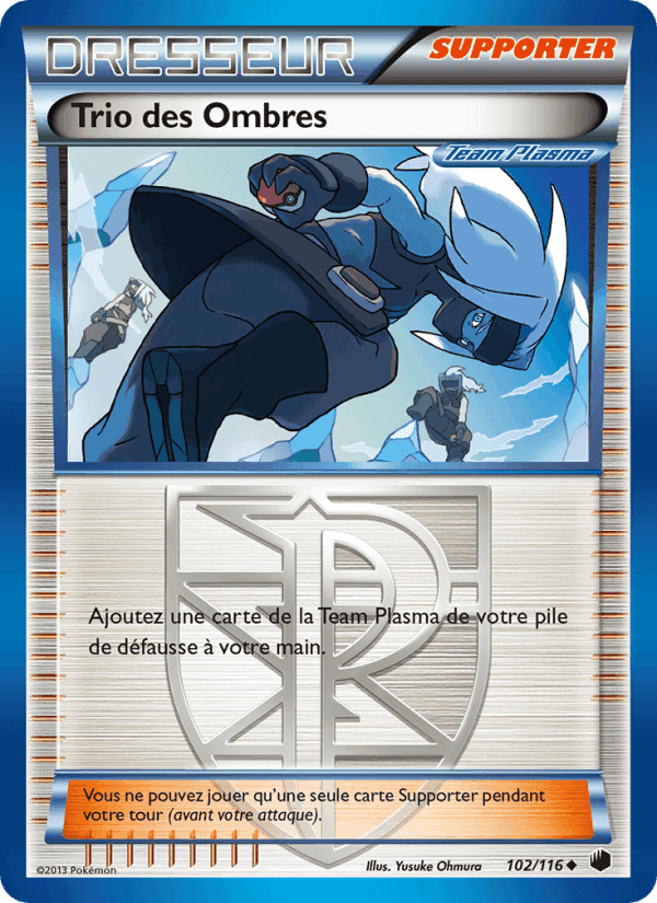 Trio des Ombres, carta 102 di Glaciation Plasma
