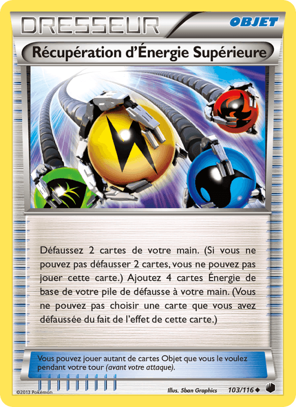 Récupération d’Énergie Supérieure, card 103 from Glaciation Plasma