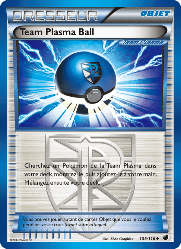 Team Plasma Ball, card 105 from Glaciation Plasma