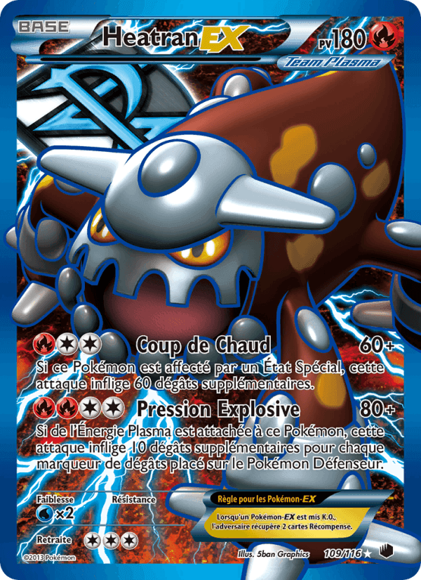 Heatran-EX, carte 109 de Glaciation Plasma