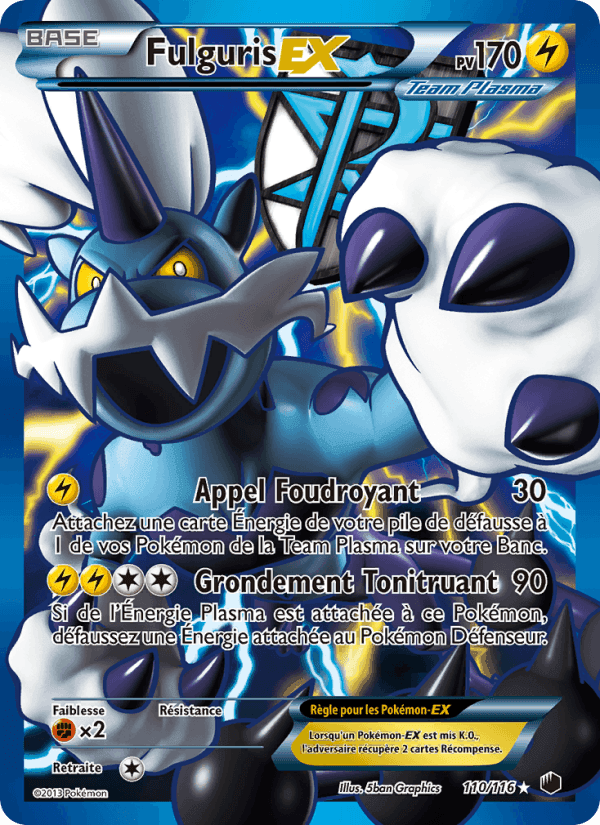 Fulguris-EX, carte 110 de Glaciation Plasma