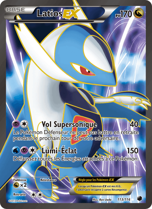 Latios-EX, carta 113 di Glaciation Plasma