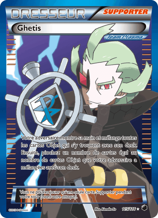 Ghetis, carte 115 de Glaciation Plasma