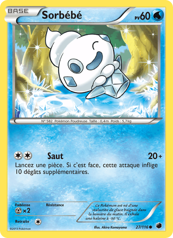 Sorbébé, carte 27 de Glaciation Plasma