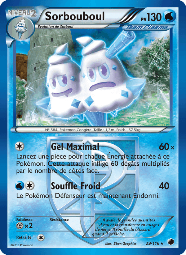 Sorbouboul, carte 29 de Glaciation Plasma