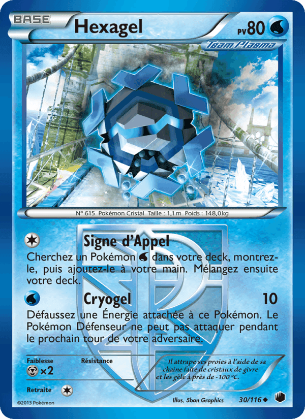 Hexagel, carte 30 de Glaciation Plasma