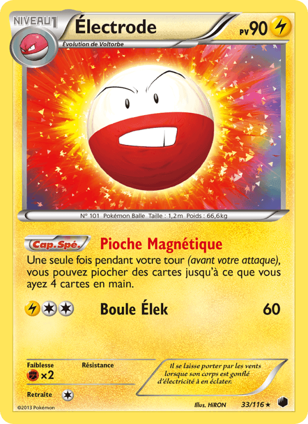 Électrode, carte 33 de Glaciation Plasma
