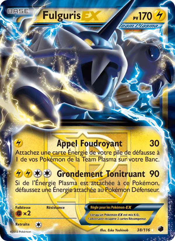 Fulguris-EX, carte 38 de Glaciation Plasma