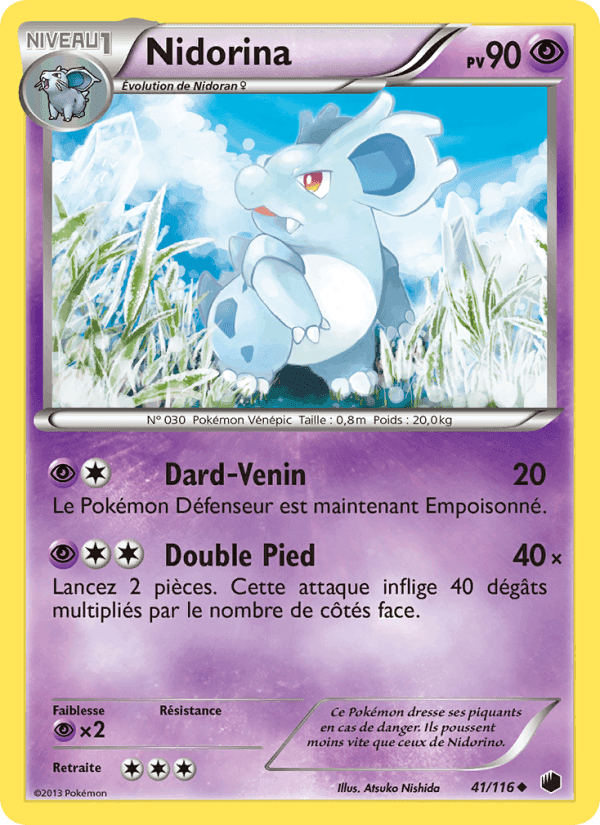 Nidorina, carte 41 de Glaciation Plasma
