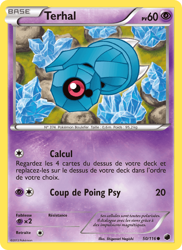 Terhal, carte 50 de Glaciation Plasma