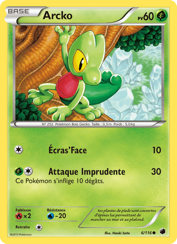 Arcko, carte 6 de Glaciation Plasma