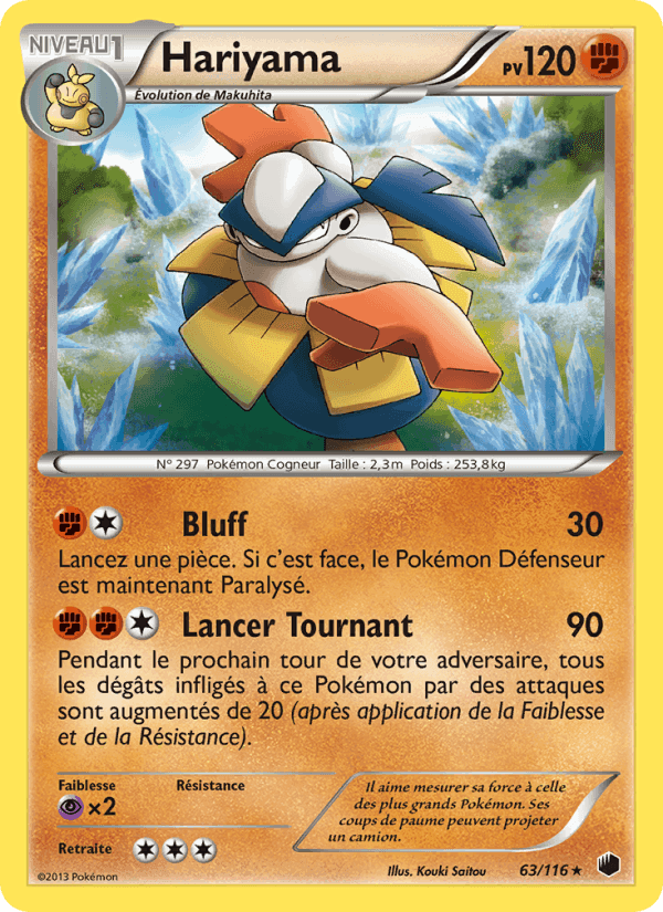 Hariyama, carte 63 de Glaciation Plasma
