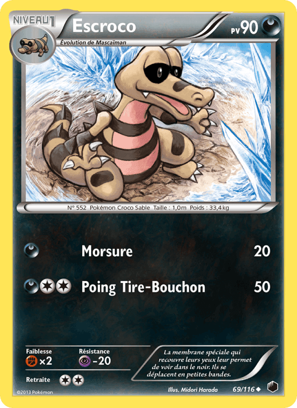 Escroco, carte 69 de Glaciation Plasma