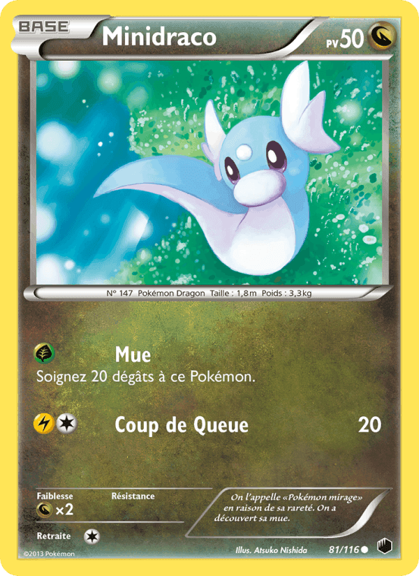 Minidraco, card 81 from Glaciation Plasma