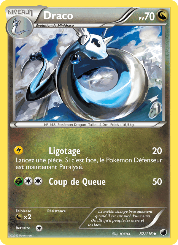 Draco, card 82 from Glaciation Plasma
