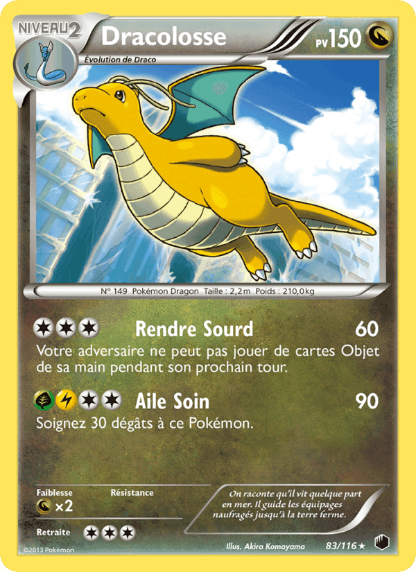 Dracolosse, carta 83 de Glaciation Plasma