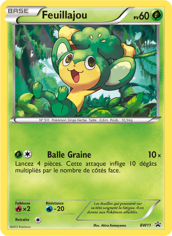 Feuillajou, carta BW11 di Promo BW