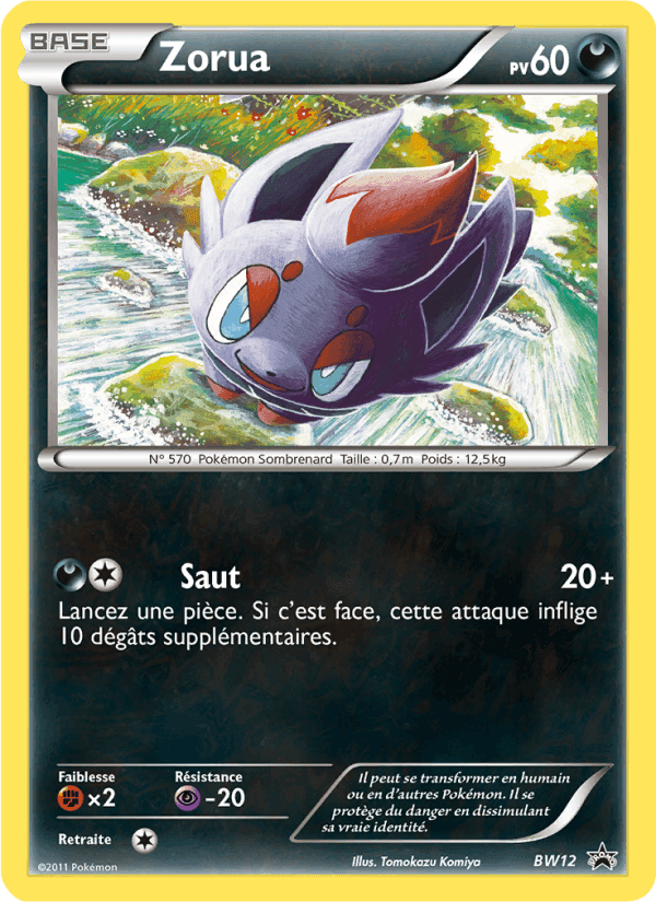 Zorua, carte BW12 de Promo BW