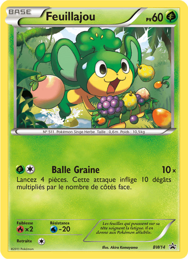Feuillajou, carta BW14 di Promo BW