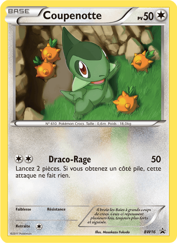 Coupenotte, carta BW16 di Promo BW