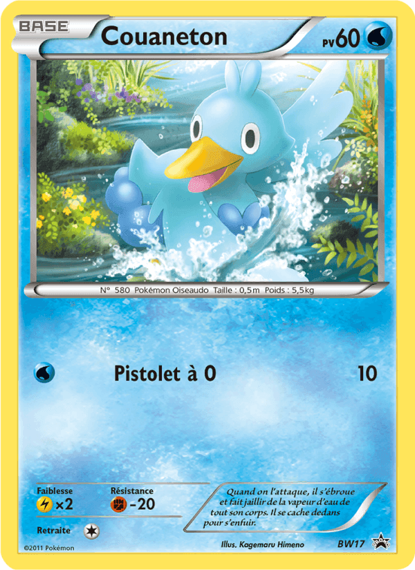 Couaneton, carte BW17 de Promo BW