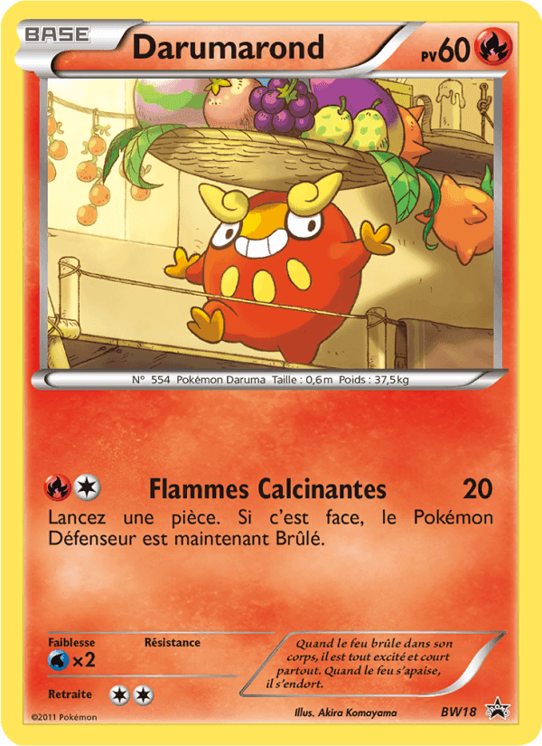 Darumarond, carta BW18 di Promo BW
