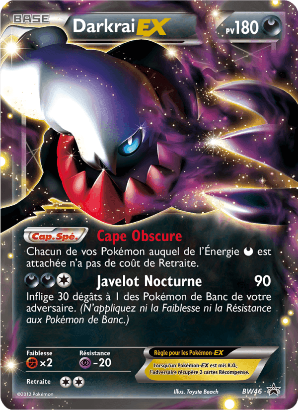 Darkrai ex, carte BW46 de Promo BW