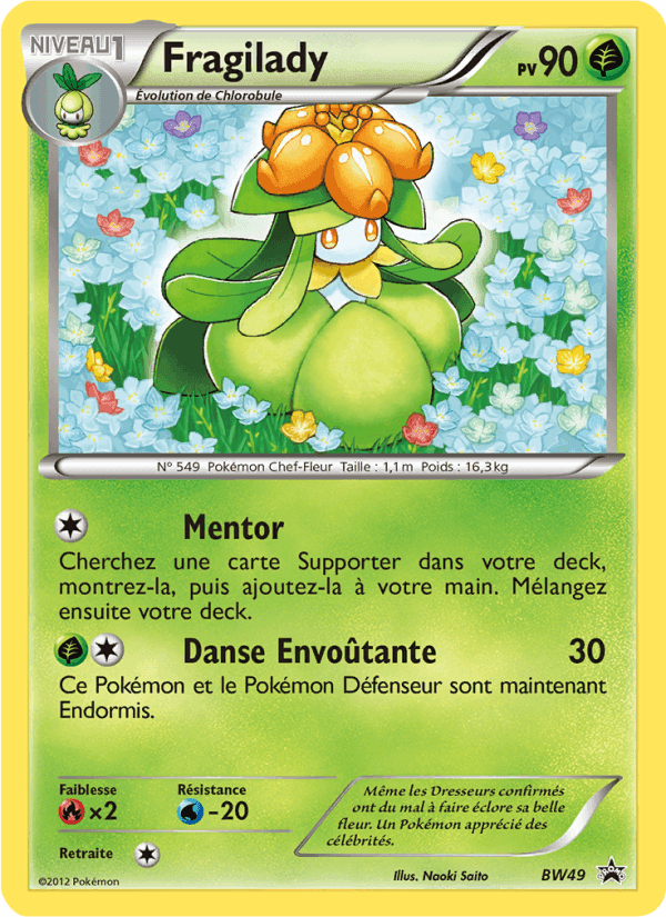 Fragilady, carte BW49 de Promo BW