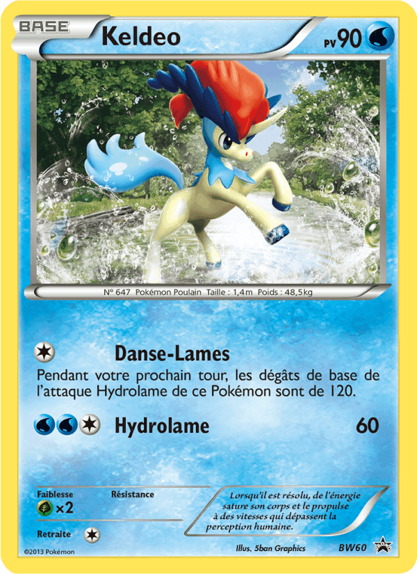 Keldeo, carte BW60 de Promo BW