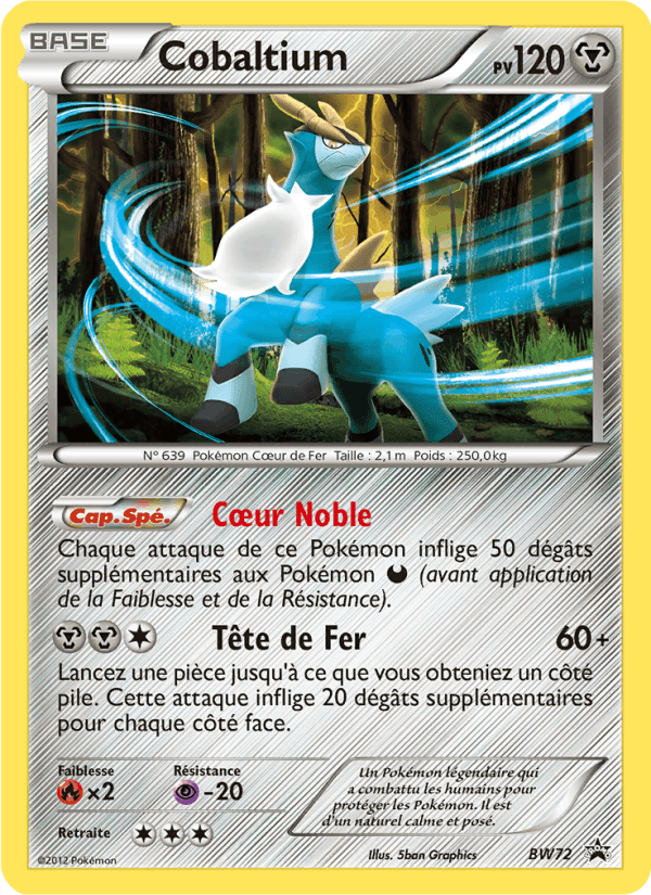 Cobaltium, carte BW72 de Promo BW