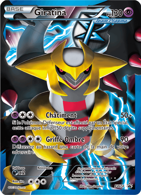 Giratina, carta BW74 de Promo BW