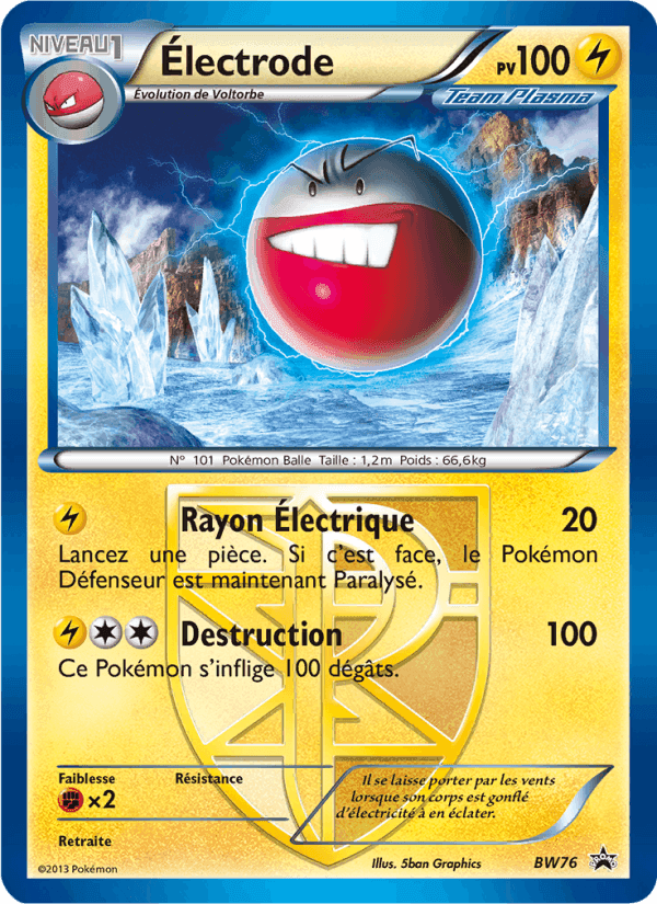 Électrode, card BW76 from Promo BW