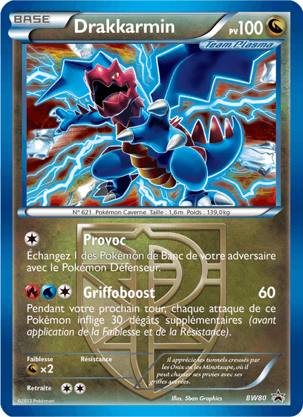 Drakkarmin, card BW80 from Promo BW