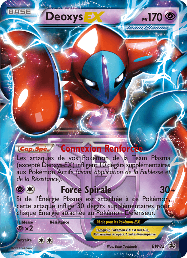 Deoxys ex, carte BW82 de Promo BW