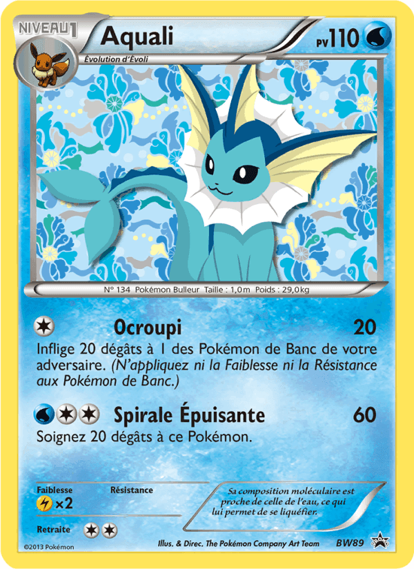 Aquali, carte BW89 de Promo BW